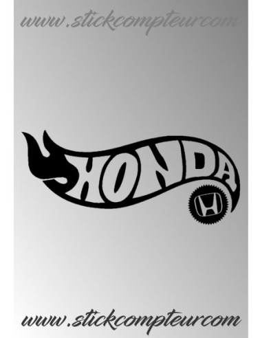Stickers HONDA HOT WHEELS