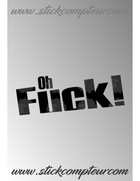 STICKERS OH FUCK