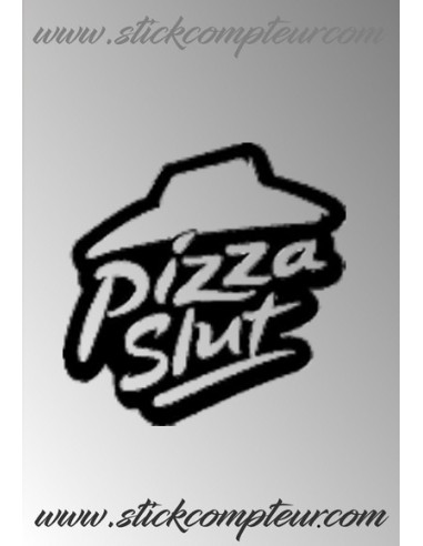 PIZZA SLUT STICKERS