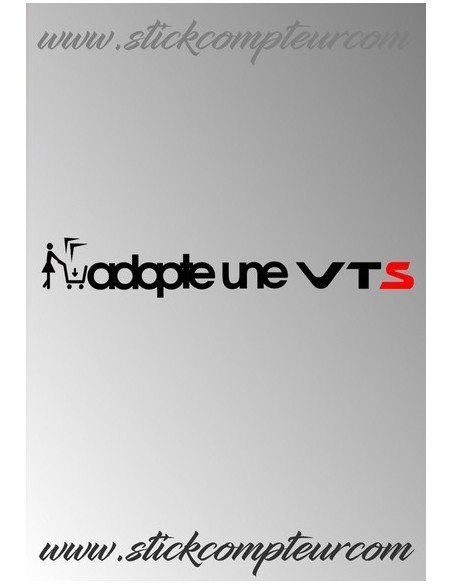 ADOPTE UNE VTS STICKERS