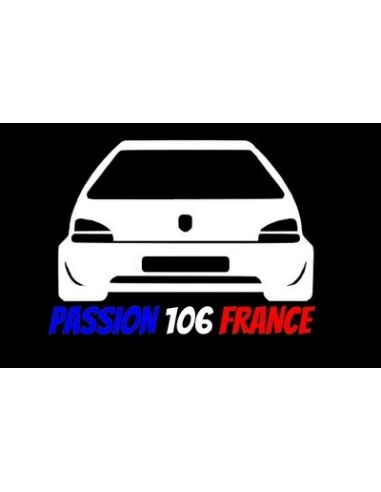 PASSION 106 FRANCE 3 COULEURS STICKERS