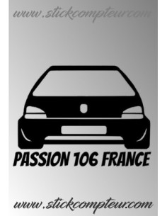 PASSION 106 FRANCE UNIE  STICKERS
