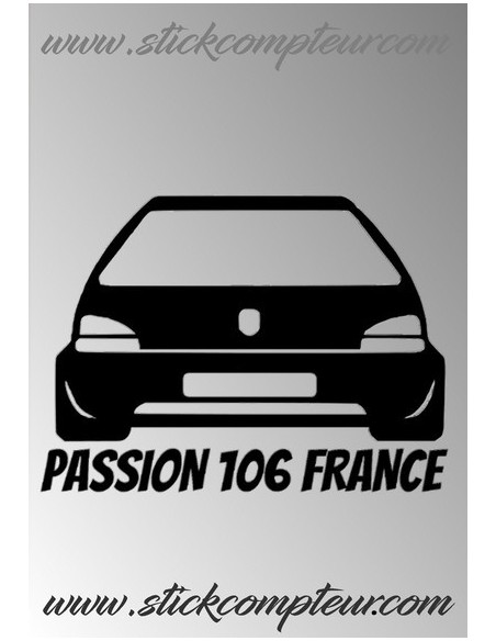PASSION 106 FRANCE UNIE  STICKERS
