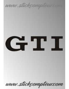LOGO GTI VW STICKERS