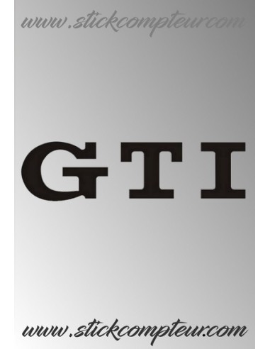 LOGO GTI VW STICKERS