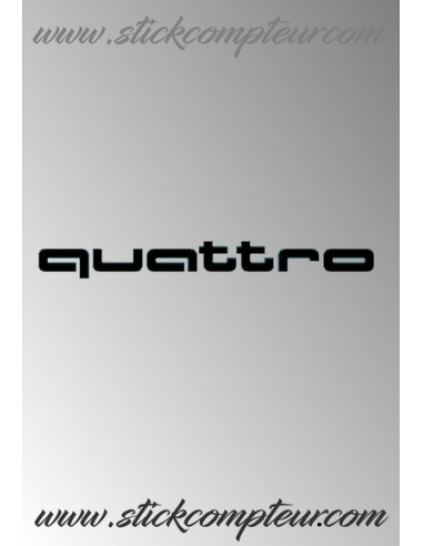 QUATTRO 1 STICKERS
