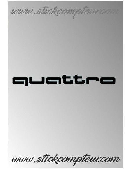 QUATTRO 1 STICKERS