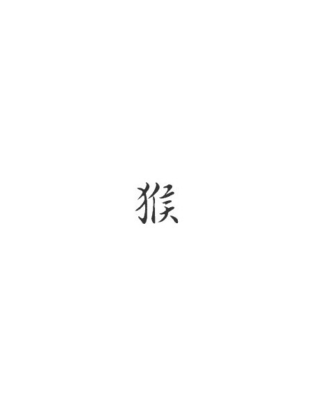 Signe zodiaque chinois SINGE