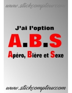 Apéritif Bière SEX Stickers