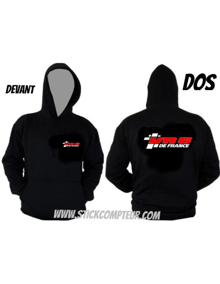 SWEAT SHIRT VR6 DE FRANCE MODELE 1