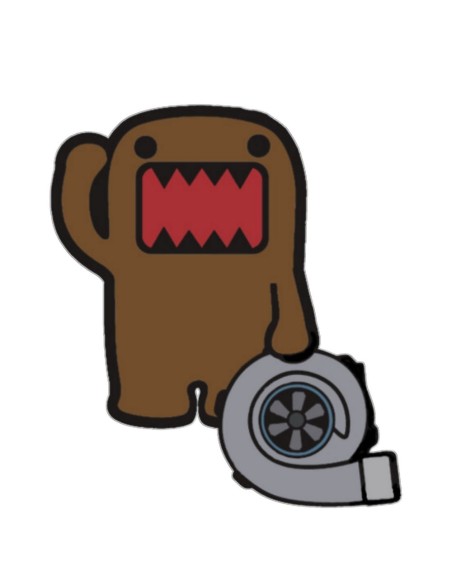 TURBO JDM DOMO Stickers