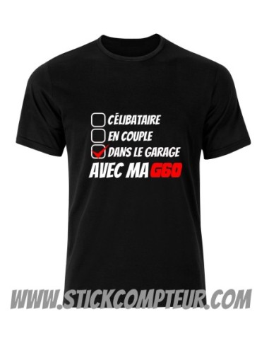 T-SHIRT CÉLIBATAIRE,EN COUPLE G60