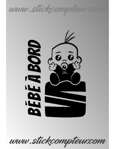 BEBE A BORD SEAT STICKERS
