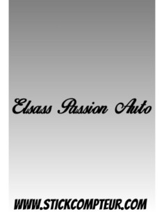 Elsass Passion Auto Stickers