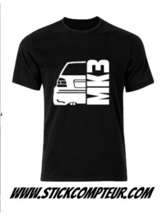VOLKSWAGEN MK3 DOWN OUT T-SHIRT