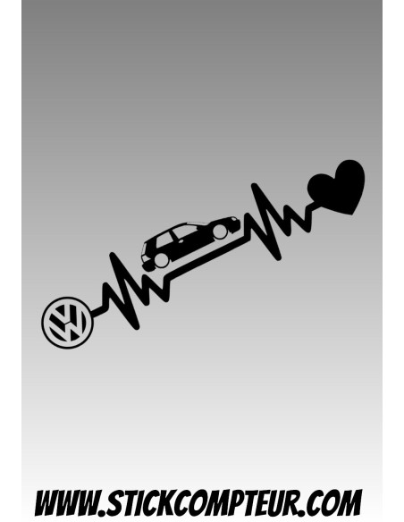 LIFE GOLF 4 VW STICKERS