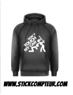DON'T TOUCH MY CAR GIRLS SWEAT SHIRT