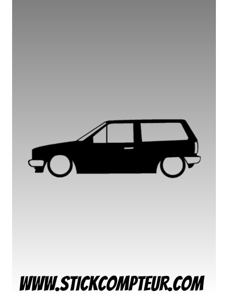 mk2 polo 86c Stickers