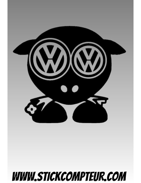 VW BIZARE CHOUETTE  Stickers