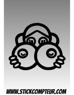 GIRLS BIG BOOBS  Stickers