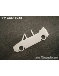 Porte clés 3D GOLF 1 CABRIOLET  SILHOUETTE*