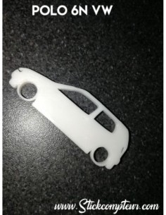 Porte clés 3D VOLKSWAGEN POLO 6N SILHOUETTE*