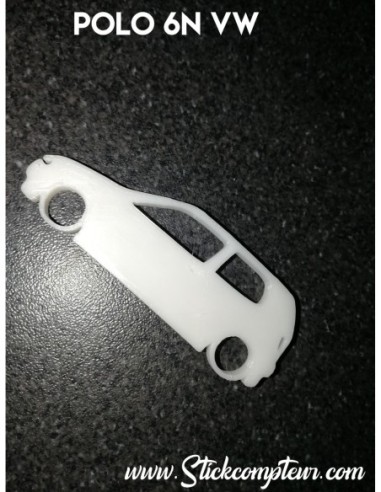 Porte clés 3D VOLKSWAGEN POLO 6N SILHOUETTE*