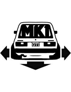 DOWN & OUT GOLF MK1 GTI 1904 Stickers*