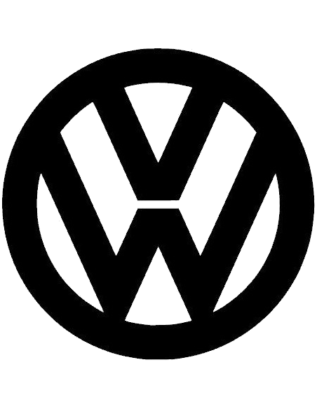 VW 2 VOLKSWAGEN LOGO STICKERS*