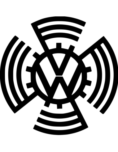 VOLKSWAGEN LOGO 1937 ANCIEN STICKERS*