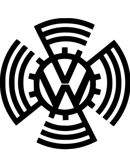 VOLKSWAGEN LOGO 1937 ANCIEN STICKERS*