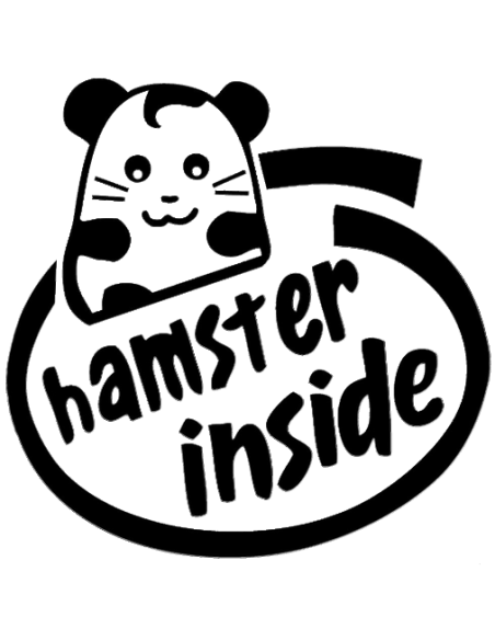 HAMSTER INSIDE 19 STICKERS*