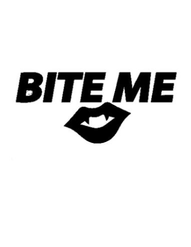 BITE ME  19 STICKERS*