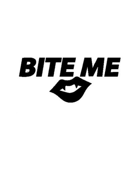 BITE ME  19 STICKERS*