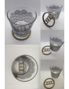 SOUS-VERRES AUDI 3D 1