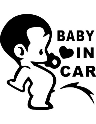BABY IN CAR  2003 Stickers*