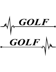 GOLF ELCTRIK 2004 Lot de 2 *