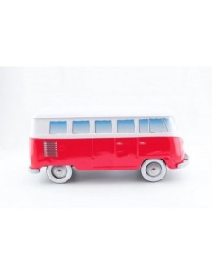 Boite métal COMBI en rouge clair et blanc