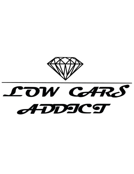 1 Stickers LOW CARS ADDICT 2021  *
