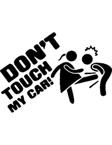DONT TOUCH GIRL 122130 Stickers   *