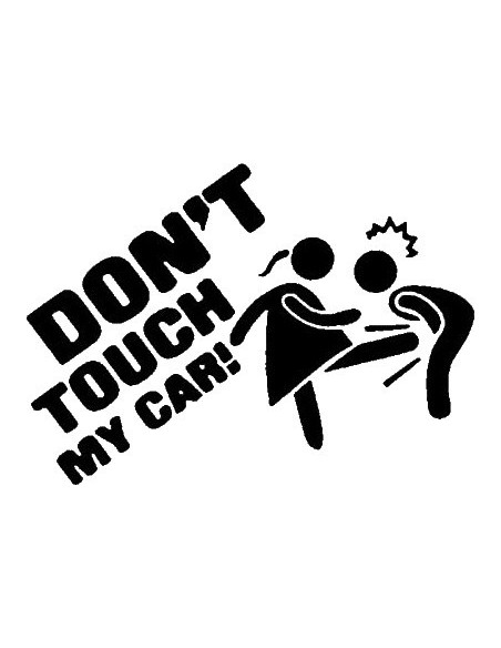 DONT TOUCH GIRL 122130 Stickers   *