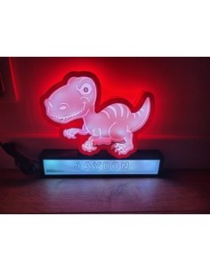 LAMPE TYRANNOSAURE PRENOM