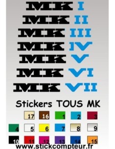 Stickers TOUS MK