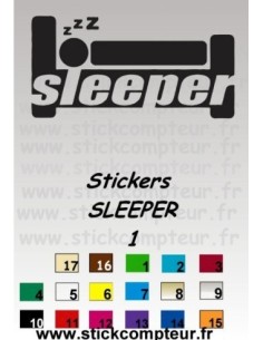 Stickers SLEEPER 1