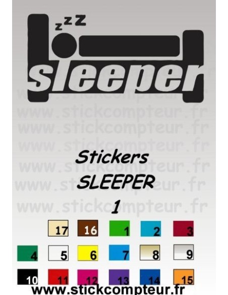 Stickers SLEEPER 1