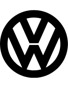VW 2 VOLKSWAGEN LOGO STICKERS*