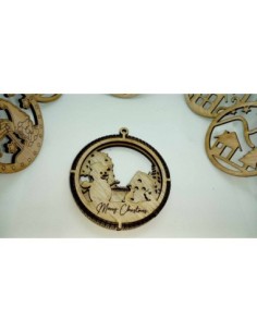 Boule de Noël Personnaliser avec prénoms modele B1