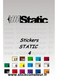 Stickers STATIC 4