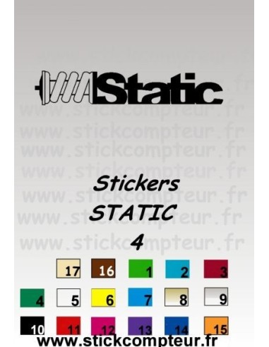 Stickers STATIC 4