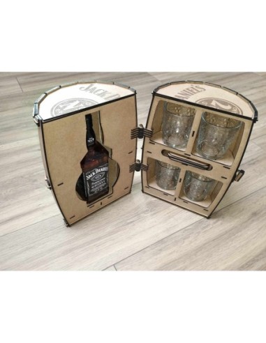 Coffret BOIS Jack Daniel's